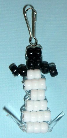itty beadie snowman